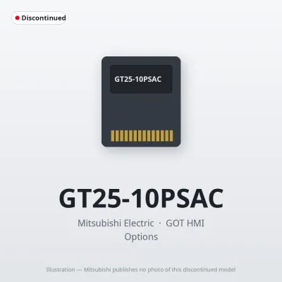 GT25-10PSAC Mitsubishi GOT HMI Option
