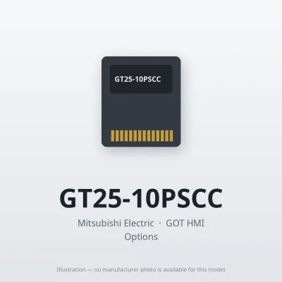 GT25-10PSCC Mitsubishi GOT HMI Option