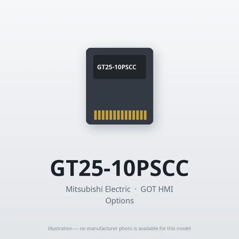 GT25-10PSCC Mitsubishi GOT HMI Option