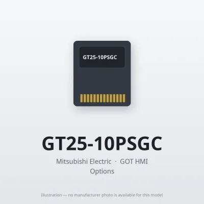 GT25-10PSGC Mitsubishi GOT HMI Option