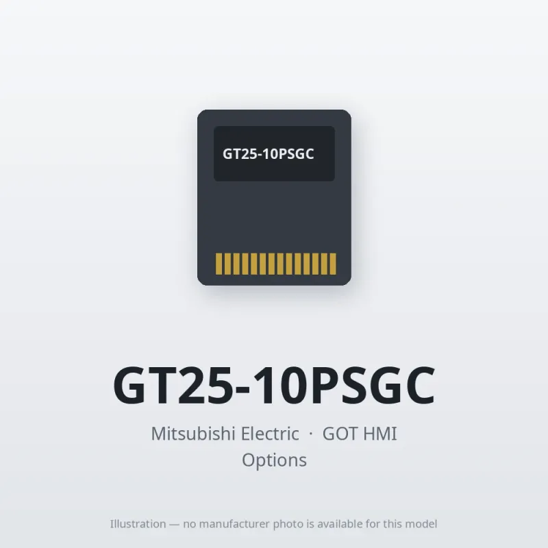 GT25-10PSGC Mitsubishi GOT HMI Option