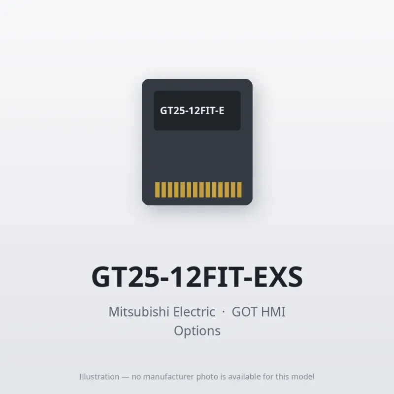 GT25-12FIT-EXS Mitsubishi GOT HMI Option