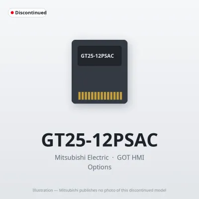 GT25-12PSAC Mitsubishi GOT HMI Option
