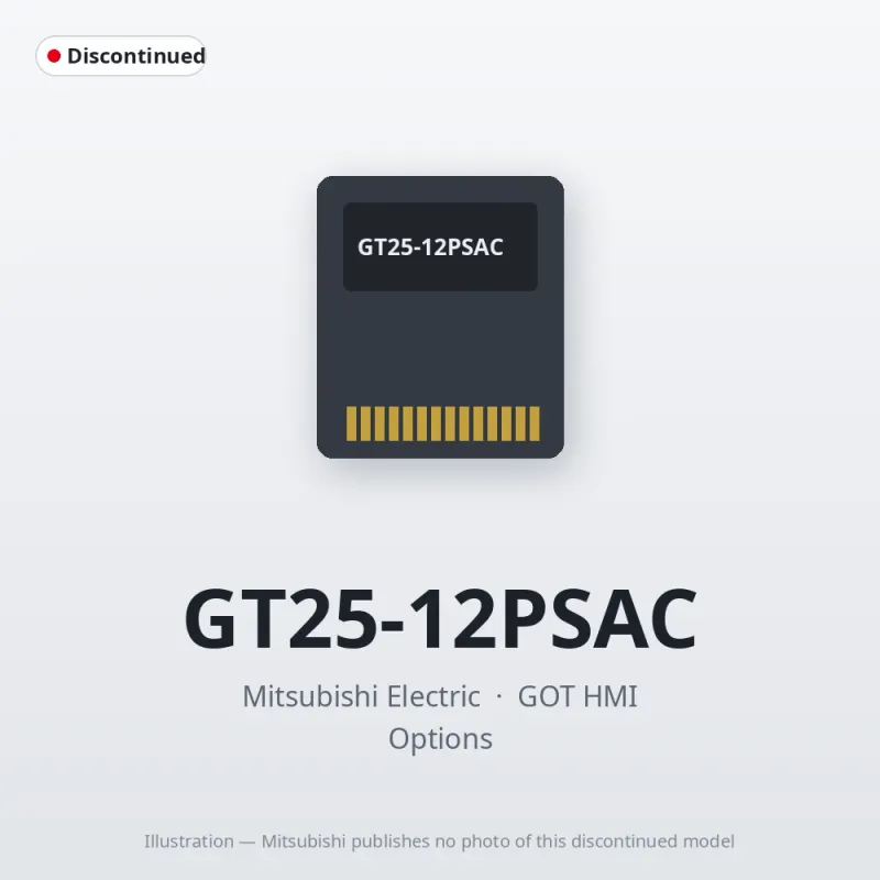 GT25-12PSAC Mitsubishi GOT HMI Option