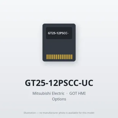 GT25-12PSCC-UC Mitsubishi GOT HMI Option