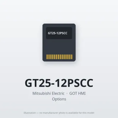 GT25-12PSCC Mitsubishi GOT HMI Option