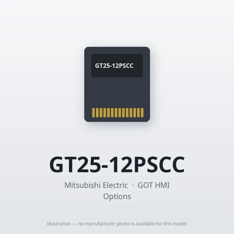 GT25-12PSCC Mitsubishi GOT HMI Option