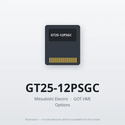 GT25-12PSGC Mitsubishi GOT HMI Option