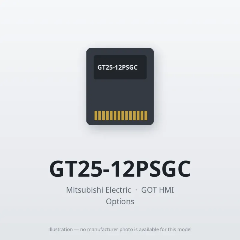 GT25-12PSGC Mitsubishi GOT HMI Option