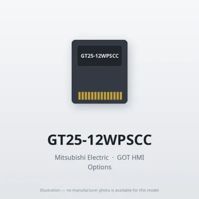 GT25-12WPSCC Mitsubishi GOT HMI Option