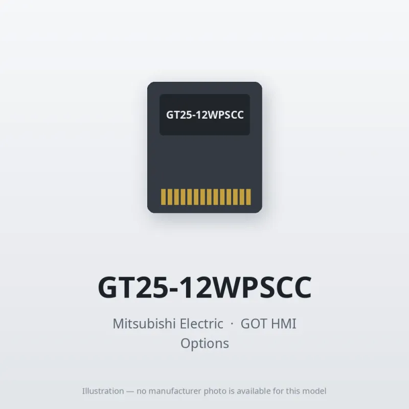 GT25-12WPSCC Mitsubishi GOT HMI Option