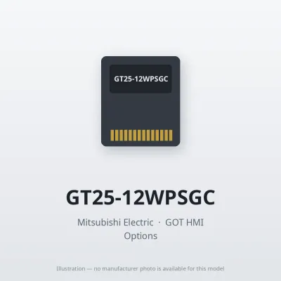 GT25-12WPSGC Mitsubishi GOT HMI Option