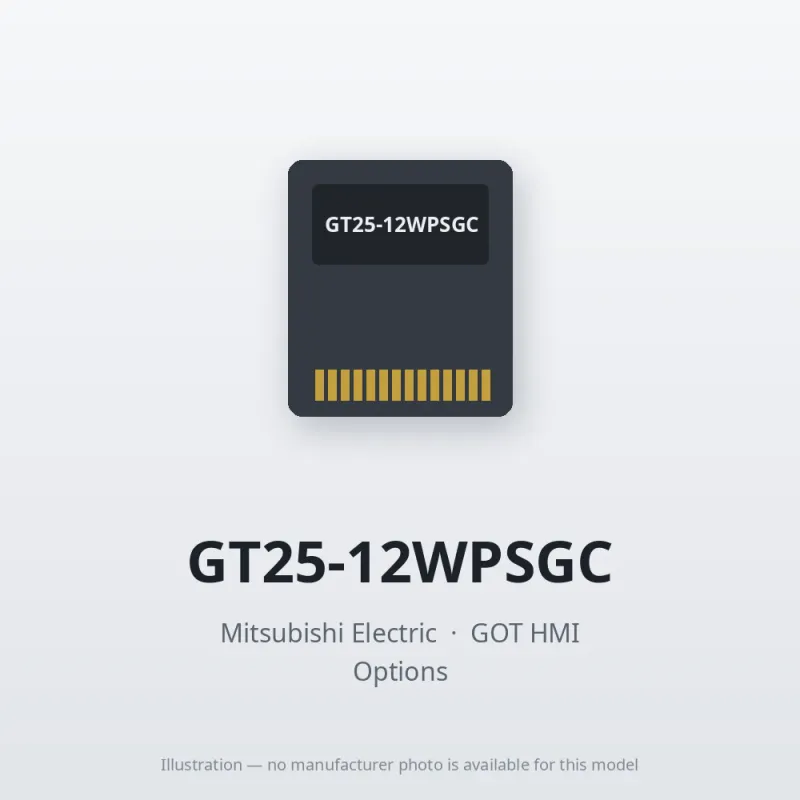 GT25-12WPSGC Mitsubishi GOT HMI Option