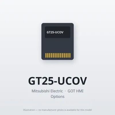 GT25-UCOV Mitsubishi GOT HMI Option