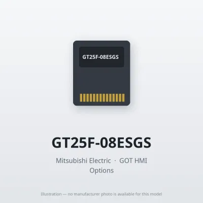 GT25F-08ESGS Mitsubishi GOT HMI Option