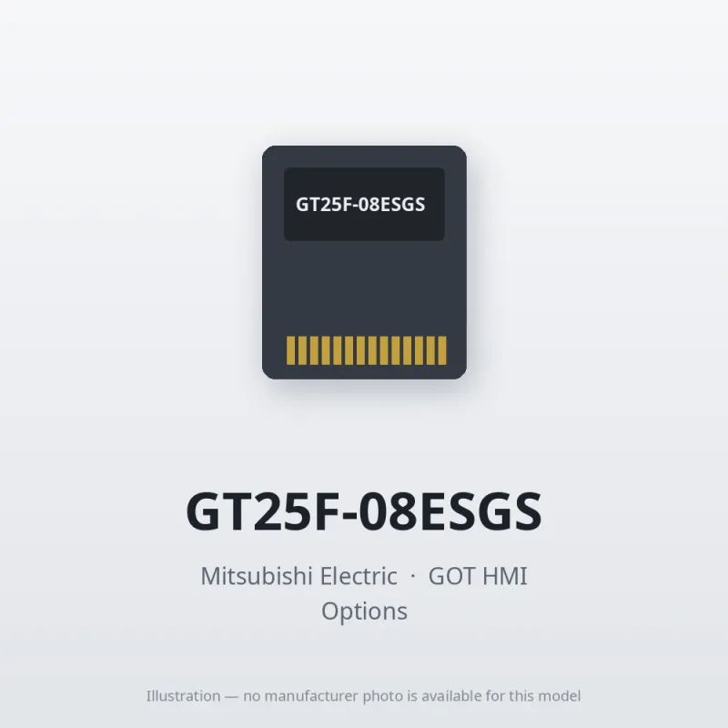 GT25F-08ESGS Mitsubishi GOT HMI Option