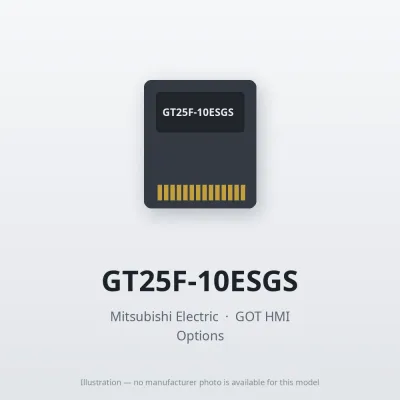 GT25F-10ESGS Mitsubishi GOT HMI Option