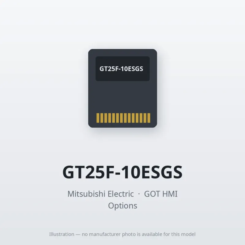 GT25F-10ESGS Mitsubishi GOT HMI Option