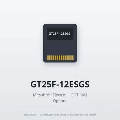 GT25F-12ESGS Mitsubishi GOT HMI Option