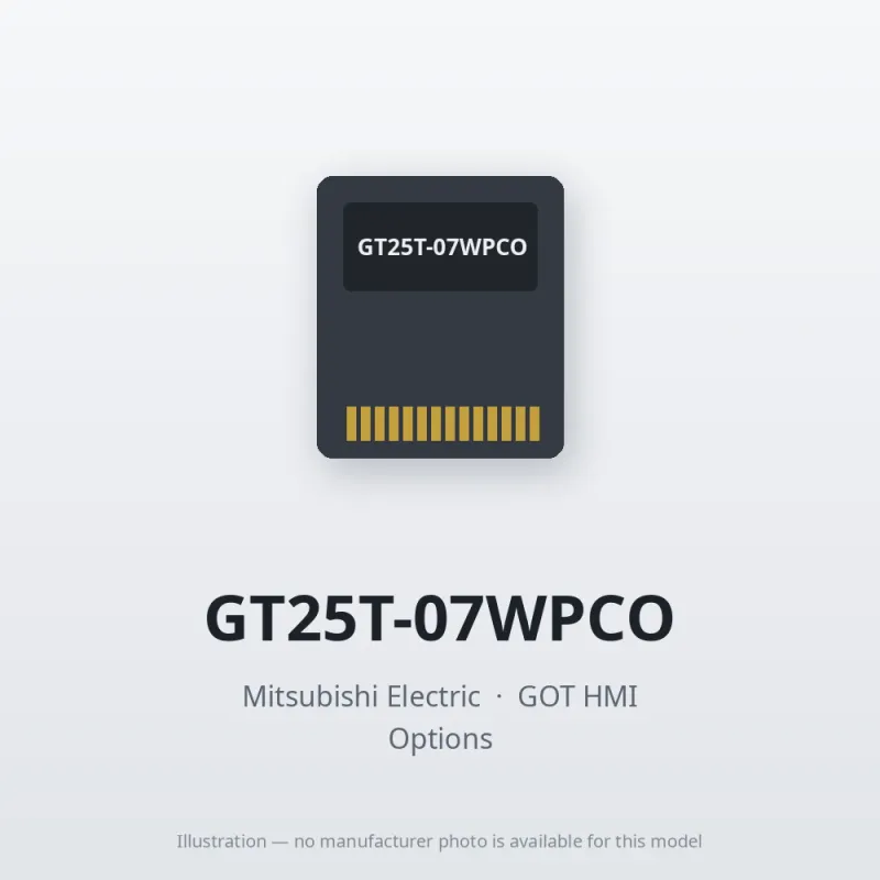 GT25T-07WPCO Mitsubishi GOT HMI Option
