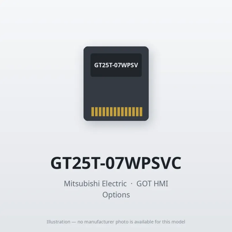 GT25T-07WPSVC Mitsubishi GOT HMI Option