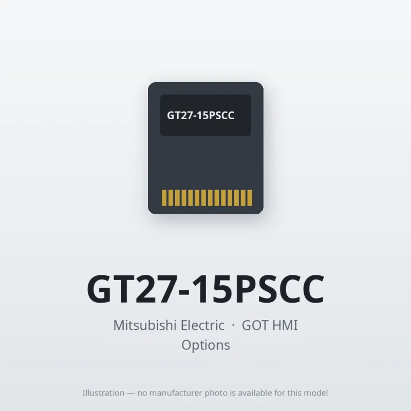 GT27-15PSCC Mitsubishi GOT HMI Option