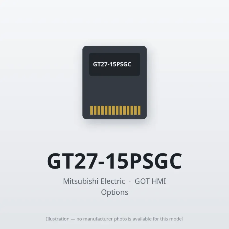 GT27-15PSGC Mitsubishi GOT HMI Option