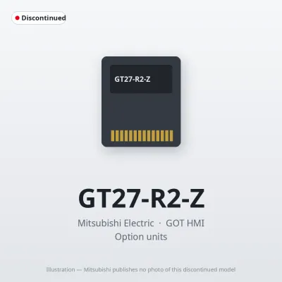 GT27-R2-Z Mitsubishi GOT HMI Option unit