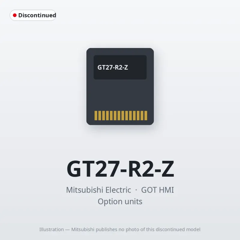GT27-R2-Z Mitsubishi GOT HMI Option unit