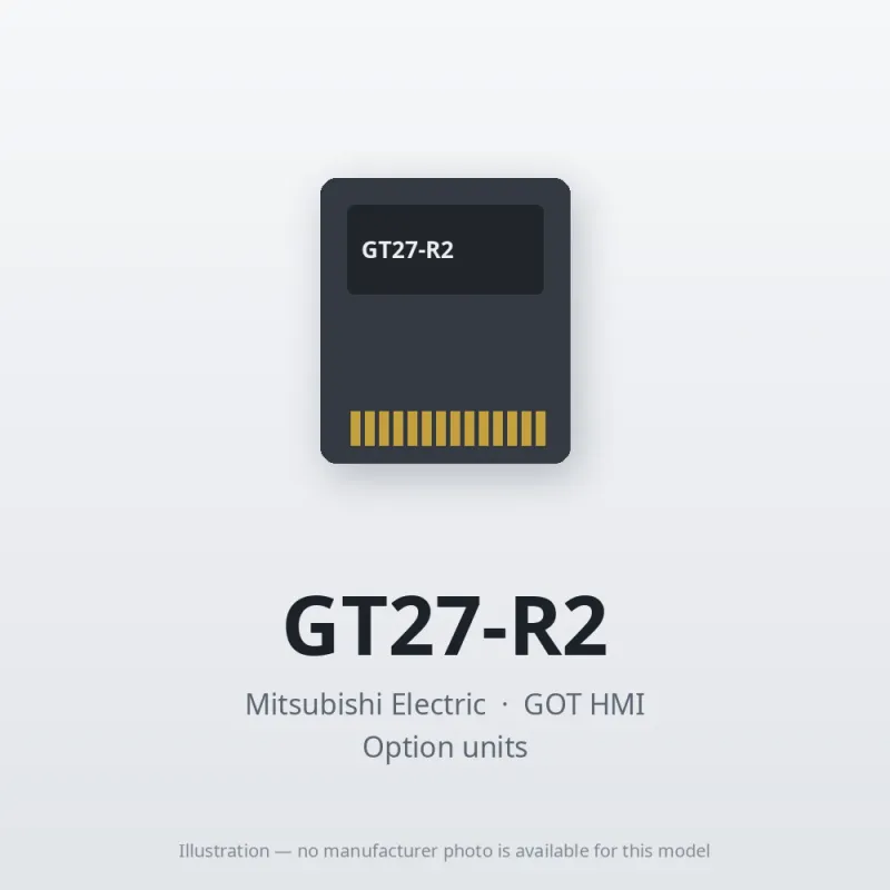 GT27-R2 Mitsubishi GOT HMI Option unit