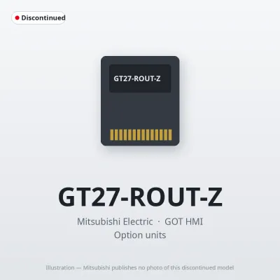 GT27-ROUT-Z Mitsubishi GOT HMI Option unit