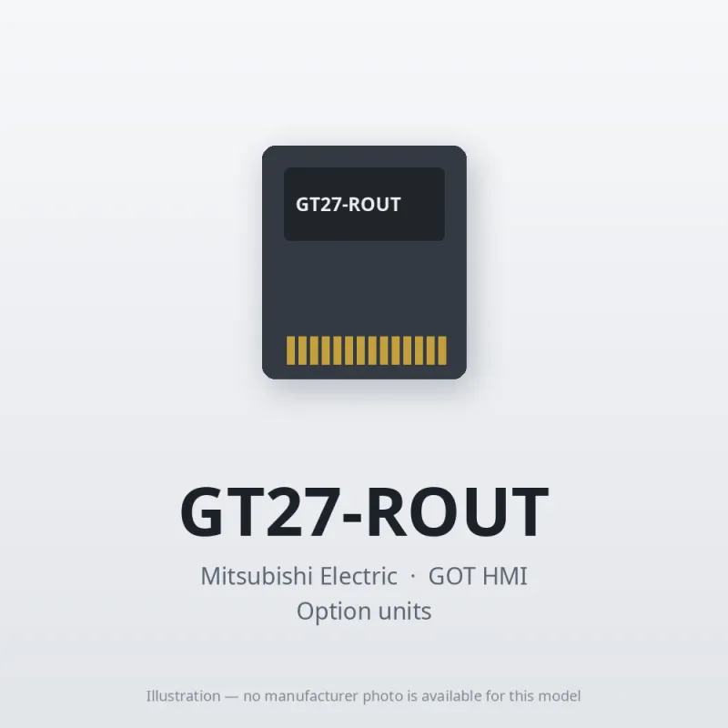 GT27-ROUT Mitsubishi GOT HMI Option unit