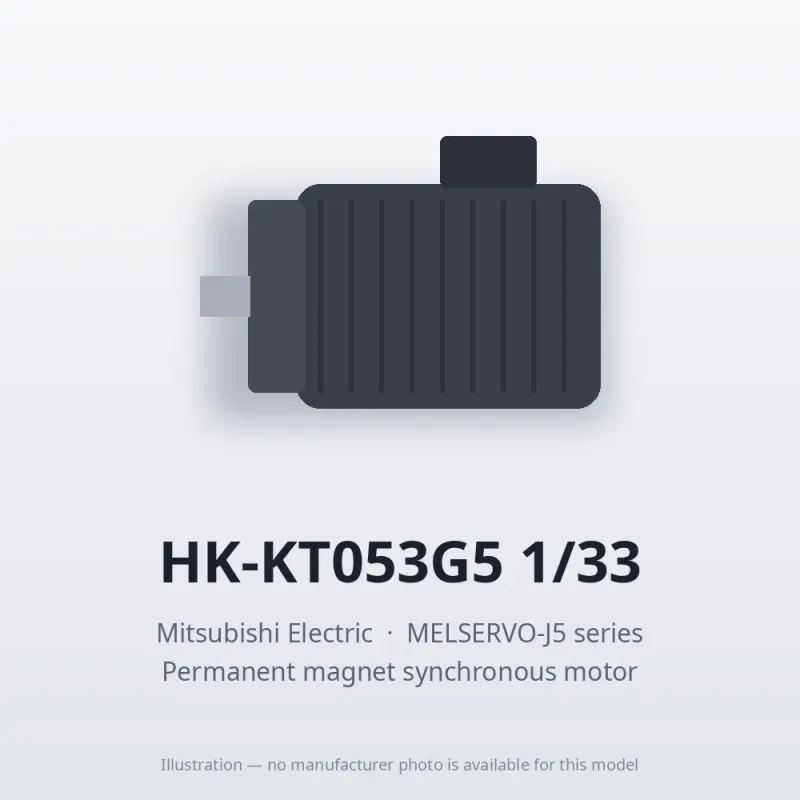 HK-KT053G5 1/33 Mitsubishi MELSERVO servo MELSERVO-J5 series