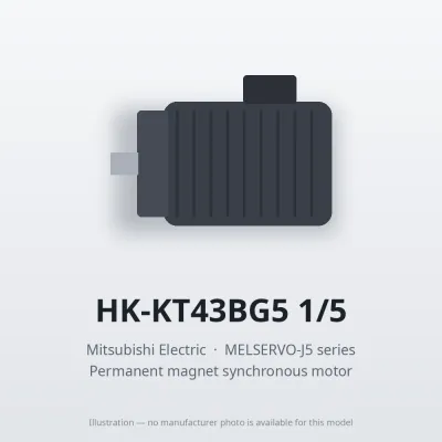 HK-KT43BG5 1/5 Mitsubishi MELSERVO servo MELSERVO-J5 series