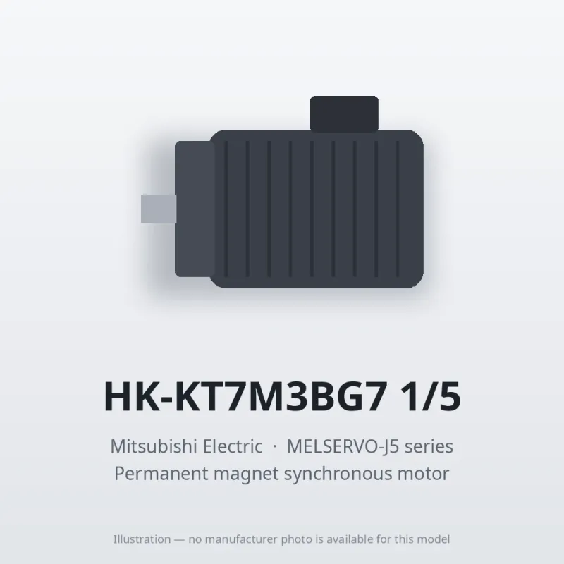HK-KT7M3BG7 1/5 Mitsubishi MELSERVO servo MELSERVO-J5 series