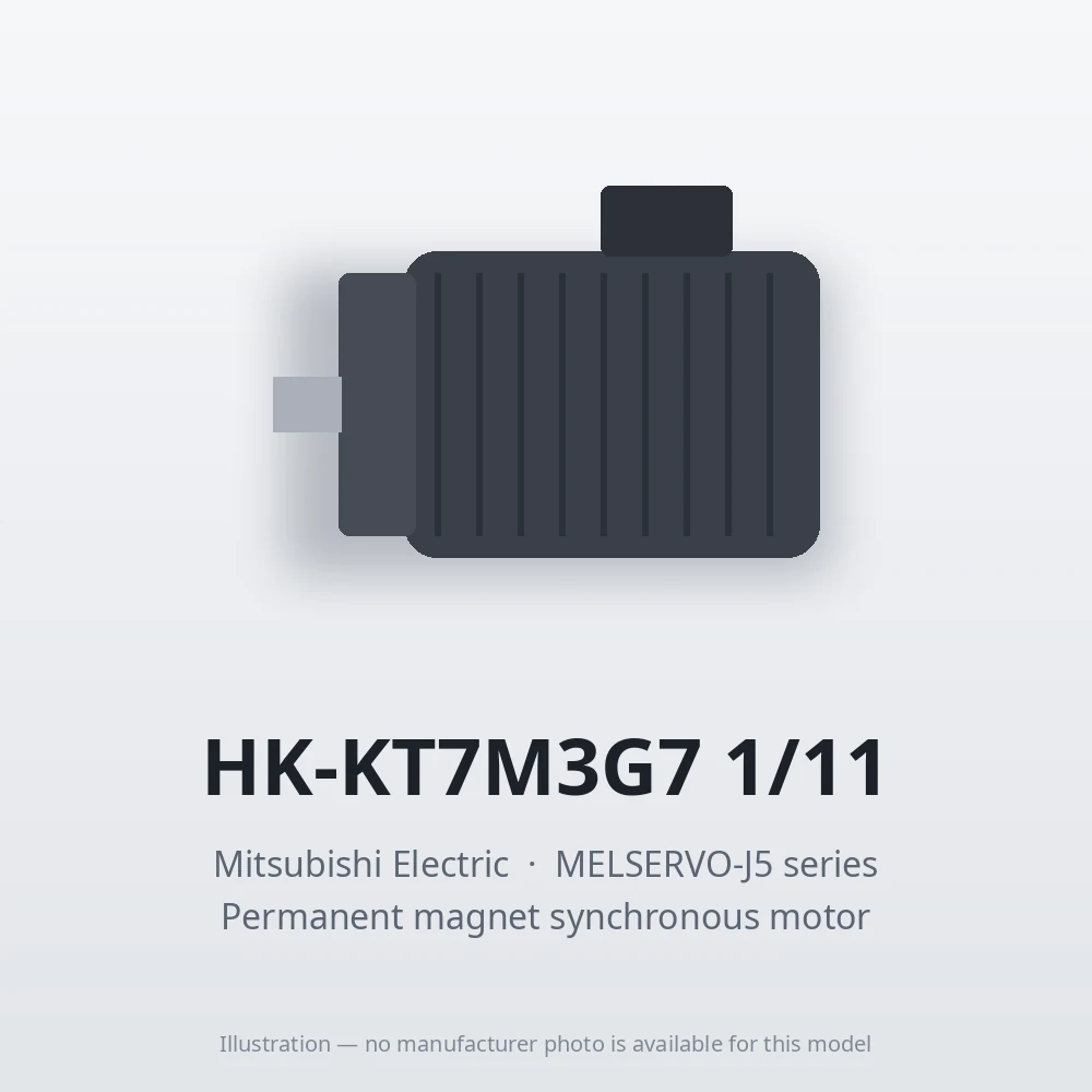 HK-KT7M3G7 1/11 Mitsubishi MELSERVO servo MELSERVO-J5 series