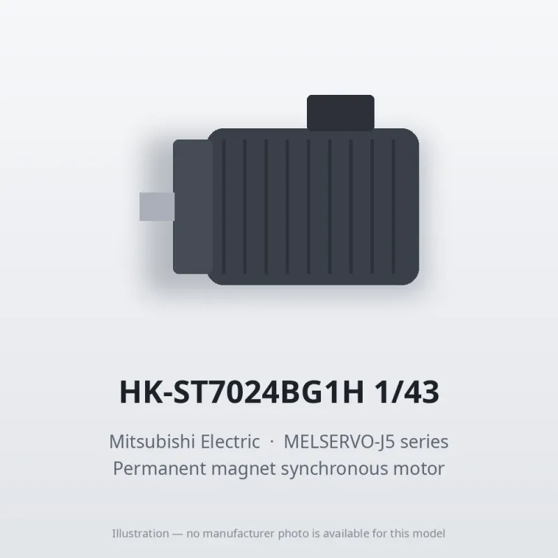 HK-ST7024BG1H 1/43 Mitsubishi MELSERVO servo MELSERVO-J5 series