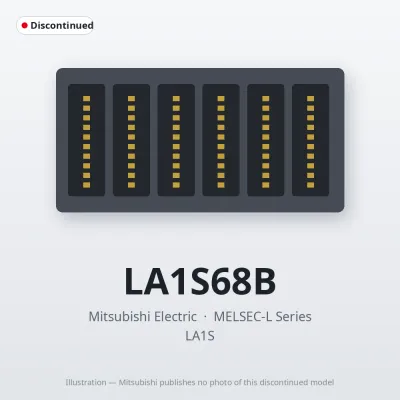 LA1S68B Mitsubishi MELSEC-L Series Extension base