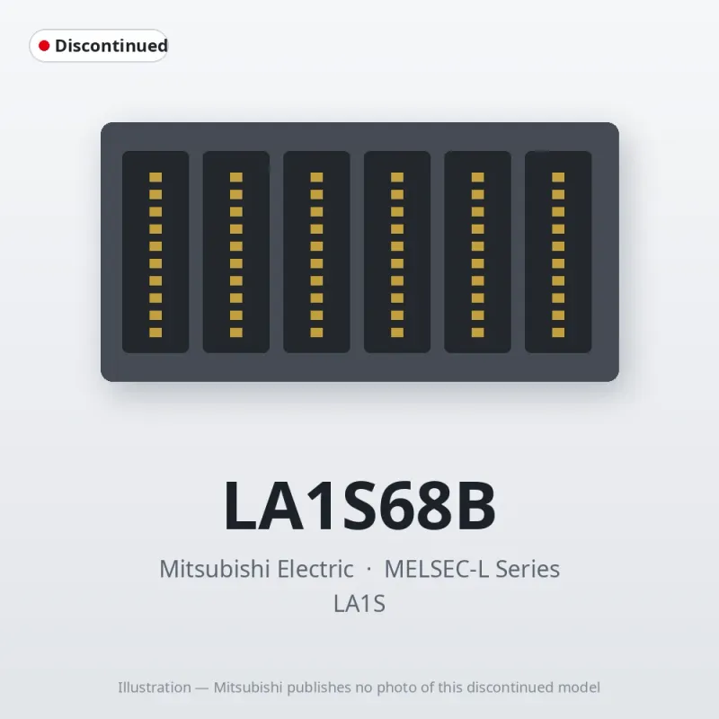 LA1S68B Mitsubishi MELSEC-L Series Extension base