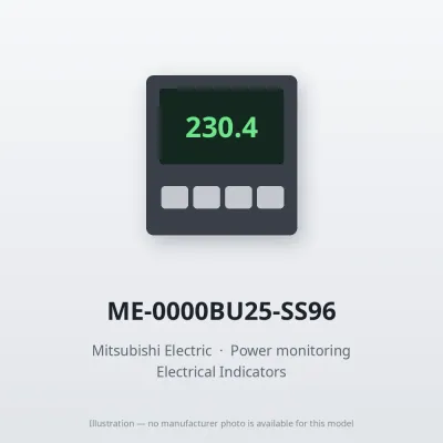 ME-0000BU25-SS96 Mitsubishi Power monitoring SD CARD