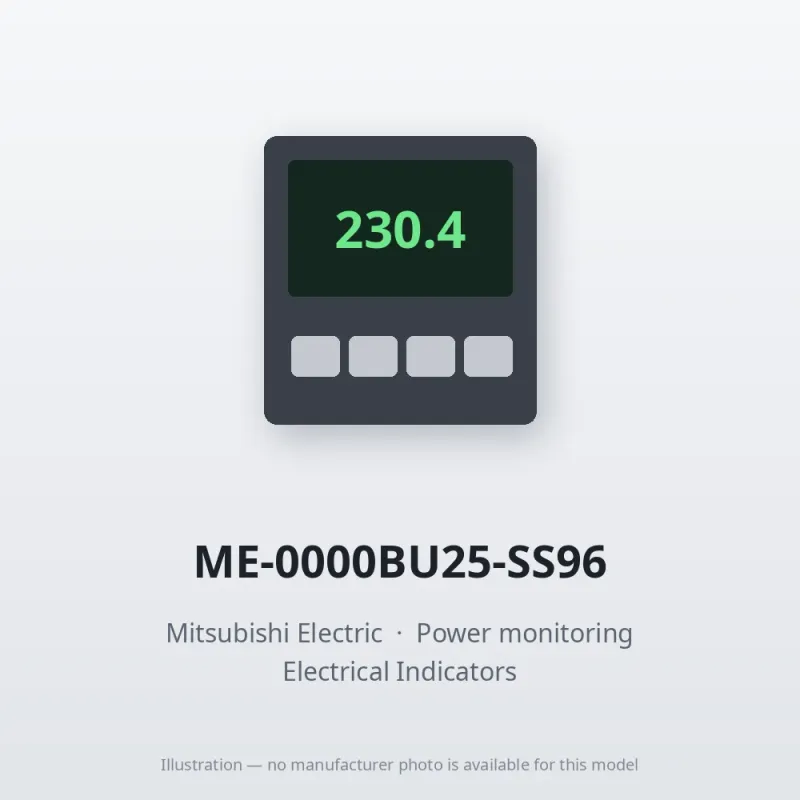 ME-0000BU25-SS96 Mitsubishi Power monitoring SD CARD