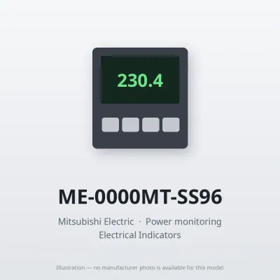 ME-0000MT-SS96 Mitsubishi Power monitoring MODBUS TCP 1 port
