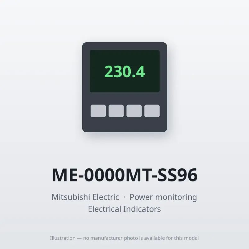 ME-0000MT-SS96 Mitsubishi Power monitoring MODBUS TCP 1 port