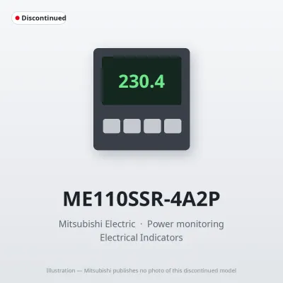 ME110SSR-4A2P Mitsubishi Power monitoring Analog output (4 circuits) Pulse output (2 points)