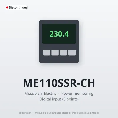 ME110SSR-CH Mitsubishi Power monitoring Alarm output (1 point)