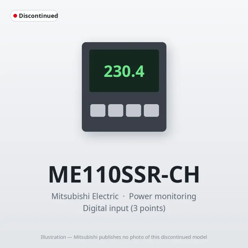 ME110SSR-CH Mitsubishi Power monitoring Alarm output (1 point)