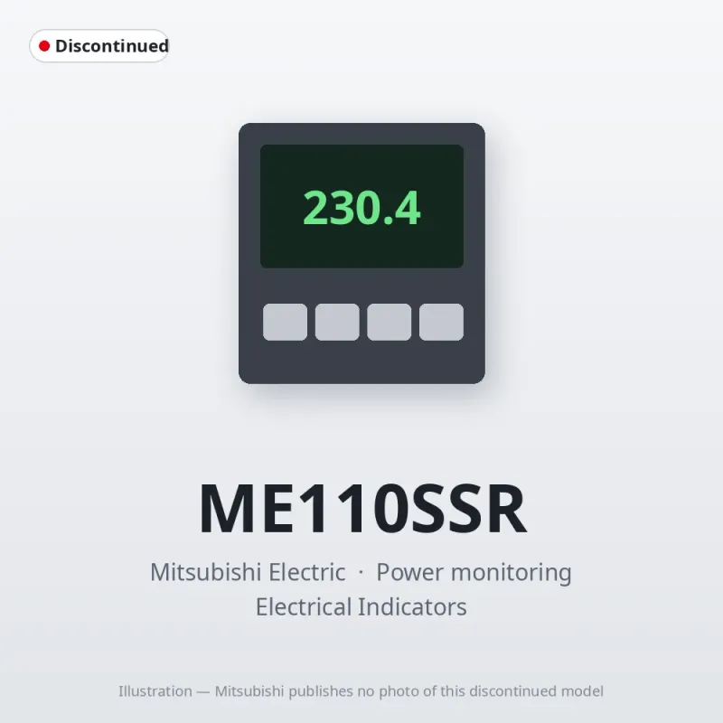 ME110SSR Mitsubishi Power monitoring Meter