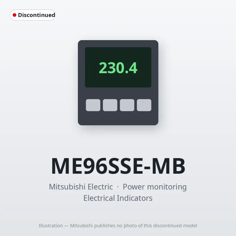 ME96SSE-MB Mitsubishi Power monitoring MODBUS RTU