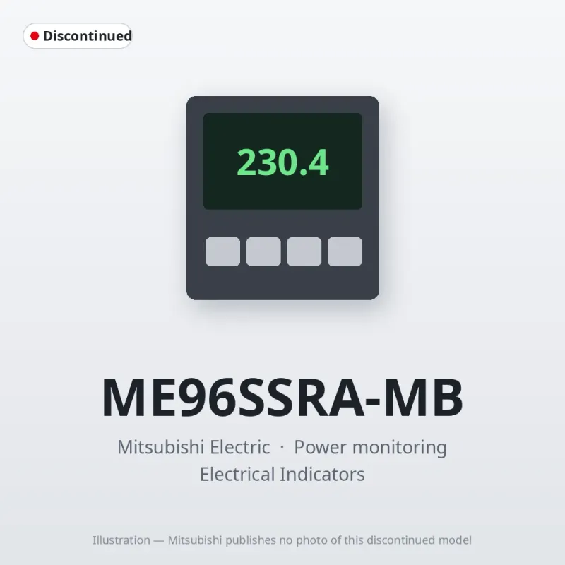 ME96SSRA-MB Mitsubishi Power monitoring MODBUS RTU