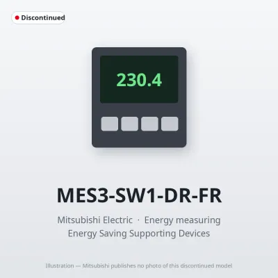 MES3-SW1-DR-FR Mitsubishi Energy measuring Application Software